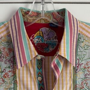 Robert Graham Colorful Striped Dress Shirt